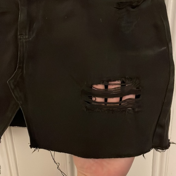 Garage black denim skirt - Picture 5 of 12